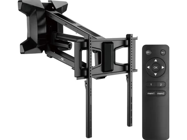 Maclean elektriskt fäste för TV över öppen spis, max VESA 600x400, wifi-fjärrkontroll, 37"-70", max 35kg, MC-891