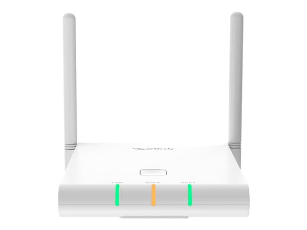 Yealink W90DM - Basestation til trådløs telefon / basestation til VoIP-telefon med opkalds-ID - DECT\GAP\CAT-iq - 3-vejs opkaldskapacitet - SIP, SIP