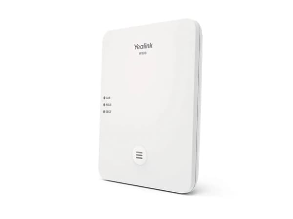 Yealink W80B - Basestation til trådløs telefon / basestation til VoIP-telefon med opkalds-ID - IP-DECT\GAP - 3-vejs opkaldskapacitet - SIP, SIP v2 -