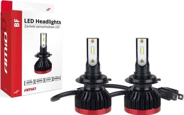 LED billampor bf serie amio h7 amio-02242