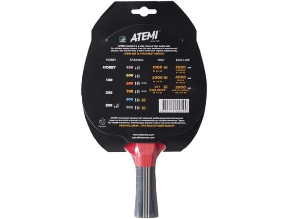 PING Pong ROCKET ATEMI 900***** konkav