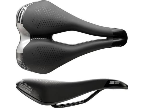 Selle Italia SELLE ITALIA MAX S 5 SUPERFLOW L saddle (id match - L3) Fec Alloy 7, soft-tek, gel black (NEW)