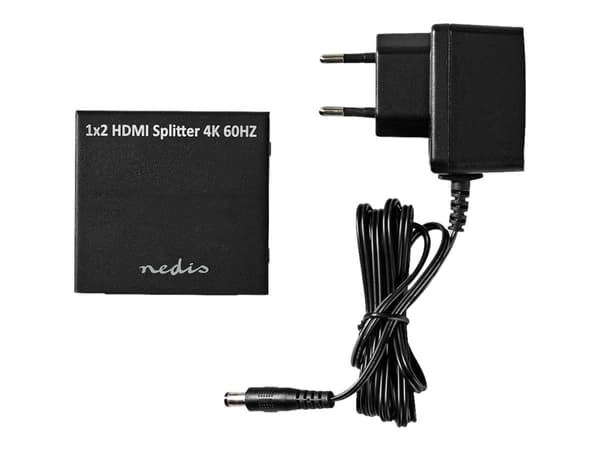 Nedis VSPL3472AT - Video/lyd-splitter - 2 x HDMI - stasjonær