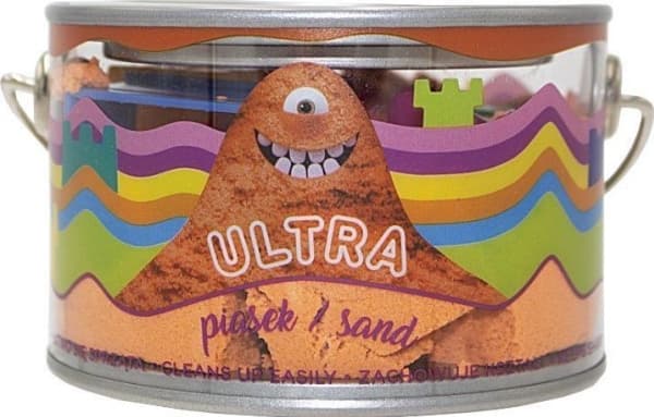 Epee UltraSand 200 g burk 5 formar orange Slottsformar