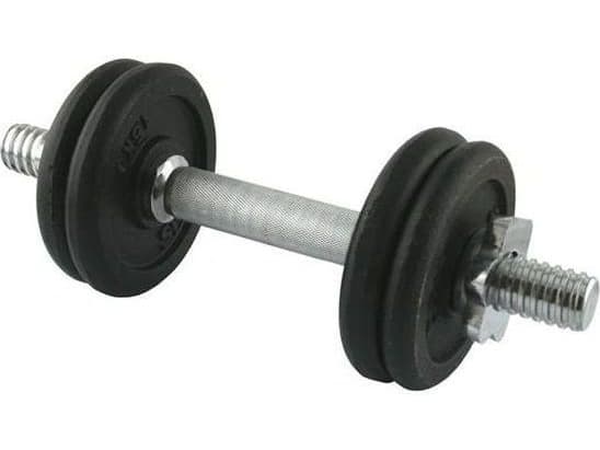 HMS SG01 gjenget vektstang 7kg 4 plater