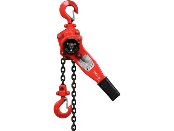 Yato YT-58962, Kedjehiss, 750 kg, 1,5 m, Röd, 9,5 kg