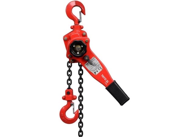 Yato YT-58962, Kedjehiss, 750 kg, 1,5 m, Röd, 9,5 kg