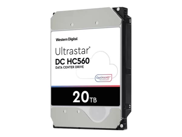 WD Ultrastar DC HC560 - Harddisk - 20 TB - intern - 3.5" - SAS 12Gb/s - 7200 rpm - buffer: 512 MB