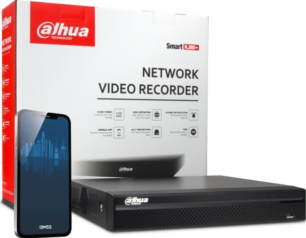 Dahua Technology Lite NVR2108HS-8P-S3, 8 kanaler, 720p, 1080p, Inbäddad LINUX, Smart H.265; H.265; Smart H.264; H.264, PCM; G711A; G711U; G726, Paus,
