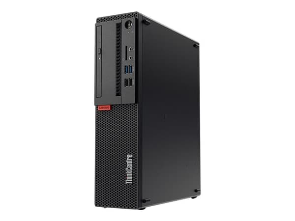 Renoverad | Lenovo ThinkCentre M725s - Desktop - AMD® A10 PRO-8770E - 8 GB RAM - 256 GB SSD | T1A Sort