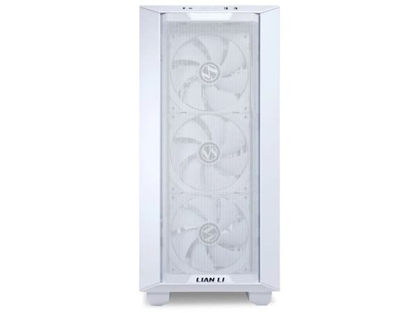 Lian Li LANCOOL III, Midi Tower, PC, Hvit, ATX, EATX, Micro ATX, Mini-ITX, Aluminium, SGCC, Herdet glass, 18,7 cm
