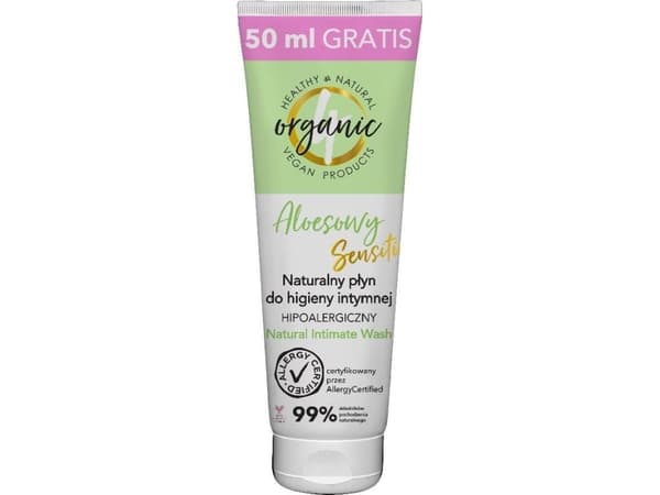 4ORGANIC_naturlig Aloe intimvask 250ml