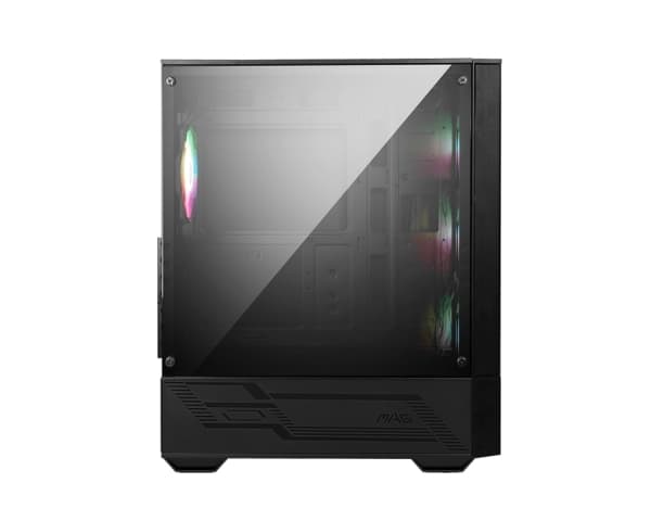 MSI MAG FORGE 112R - Mid tower - ATX - sidepanel med vindu (herdet glass) - ingen strømforsyning (ATX) - USB/lyd