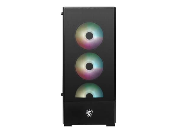 MSI MAG FORGE 112R - Mid tower - ATX - sidepanel med vindu (herdet glass) - ingen strømforsyning (ATX) - USB/lyd