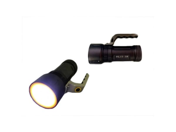 Berger & Schröter LED (RGB) Batteridrevet håndholdt lampe Police 20227