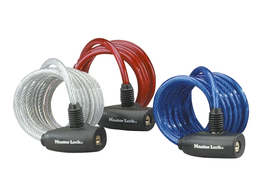 Master Lock No. 8127 - Kabellås - nyckel (paket om 3)