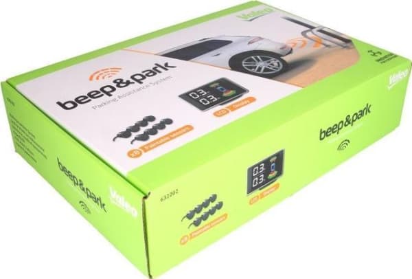 Valeo pysäköintianturi VALEO 632202 8 anturia (4 edessä ja 4 takana), LCD-näyttö