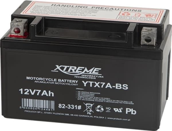 Blow Moottoripyörä akku 12V 7Ah XTREME