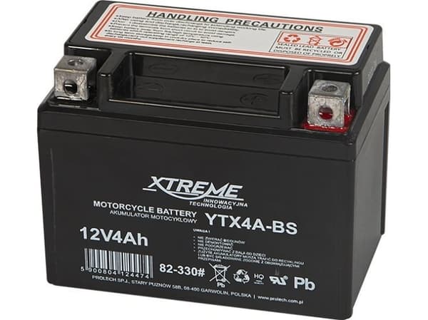 Blow Moottoripyöräakku 12V 4Ah XTREME