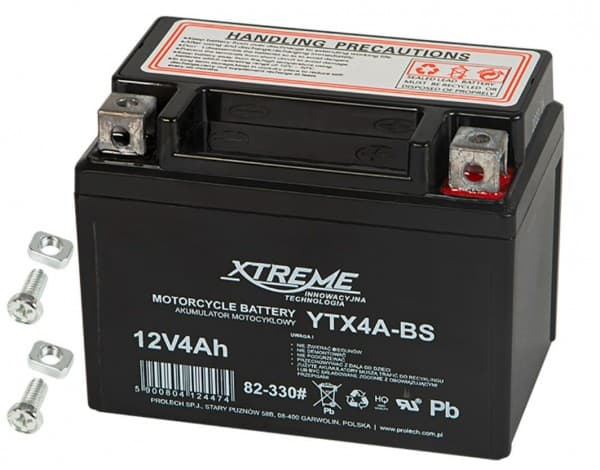 Blow Moottoripyöräakku 12V 4Ah XTREME