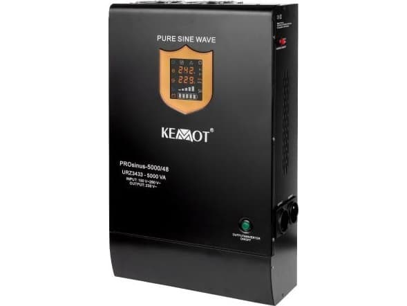Avbrottsfri kraftförsörjning 48V 230V 5000VA/3500W KEMOT PROsinus 5000