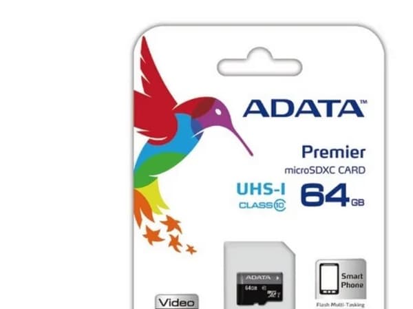 ADATA Premier - Flashminnekort (microSDXC til SD-adapter inkludert) - 64 GB - UHS Class 1 / Class10 - microSDXC UHS-I