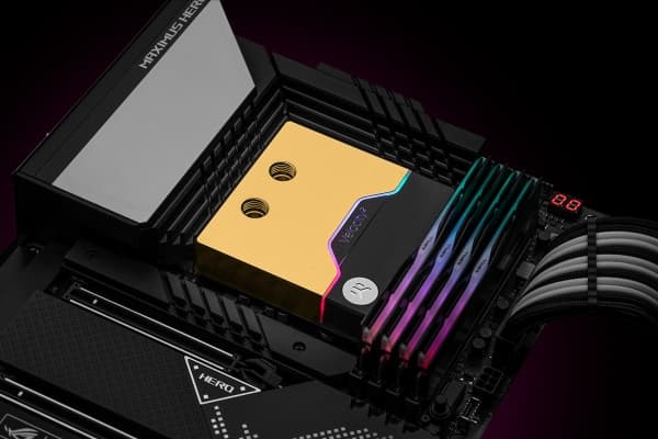 EK Water Blocks 3831109895351, Vesiblokki, Messinki, Kupari, Musta, Kulta, LGA 1700, 3-pin, 1/4"