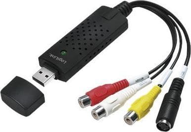 LogiLink - Videofangstadapter - USB 2.0 - NTSC, PAL - svart