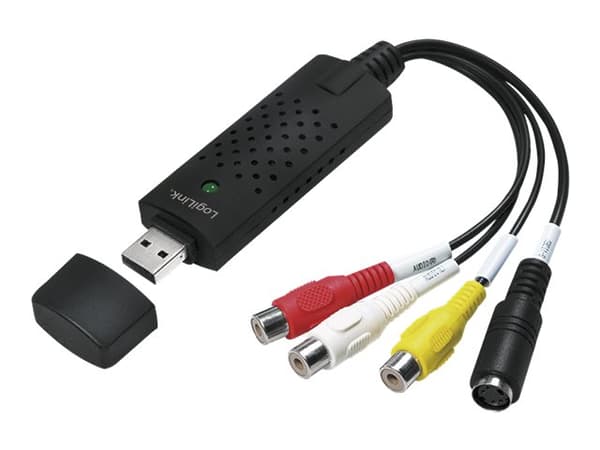 LogiLink - Videofangstadapter - USB 2.0 - NTSC, PAL - svart