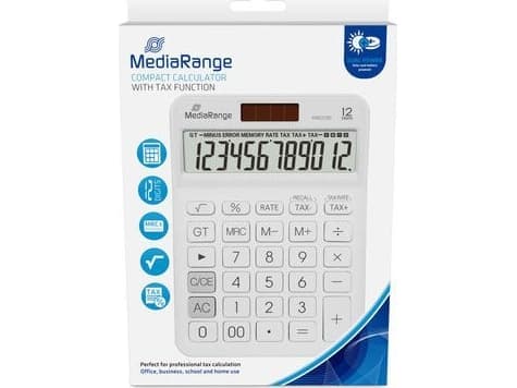 MediaRange - - LCD - 12 siffror - solcellspanel