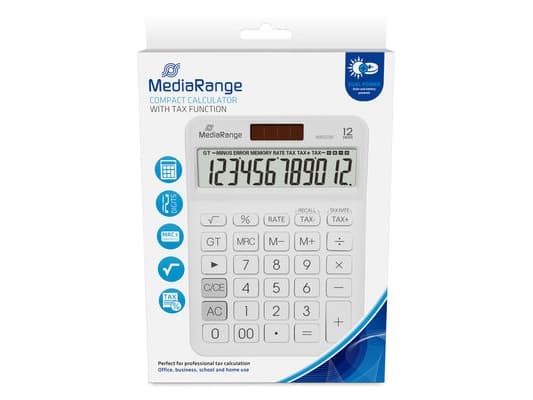 MediaRange - - LCD - 12 siffror - solcellspanel