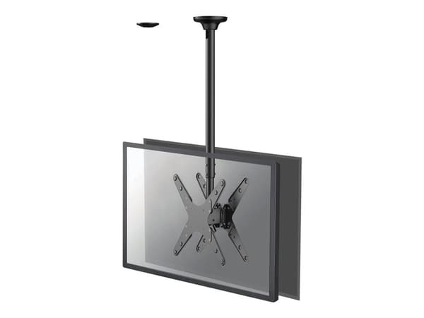 Neomounts FPMA-C340DBLACK, 50 kg, 81,3 cm (32"), 190,5 cm (75"), 400 x 400 mm, Korkeudensäätö, Musta