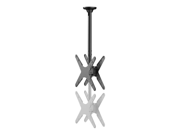 Neomounts FPMA-C340DBLACK, 50 kg, 81,3 cm (32"), 190,5 cm (75"), 400 x 400 mm, Korkeudensäätö, Musta