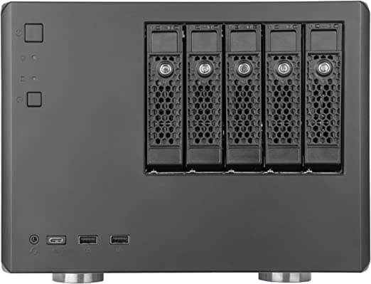 SilverStone CS351 - - ATX/MicroATX - ingen strømforsyning (ATX / PS/2) - USB/Lyd
