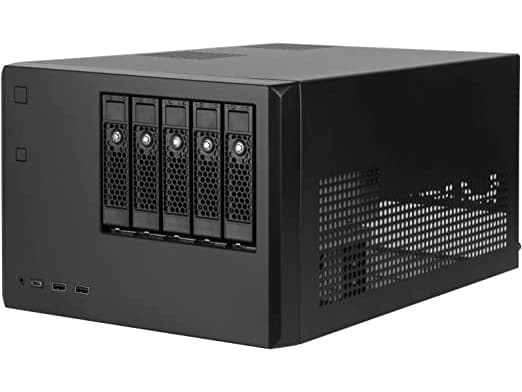 SilverStone CS351 - - ATX/MicroATX - ingen strømforsyning (ATX / PS/2) - USB/Lyd