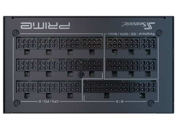 Seasonic Prime TX 1600 - Nätaggregat (intern) - ATX12V / EPS12V - 80 PLUS Titanium - AC 100-240 V - 1600 Watt