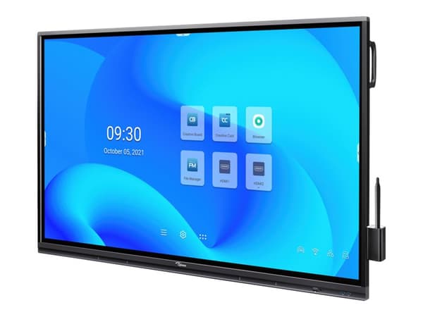 Optoma Creative Touch 5862RK - 86" Diagonal klass 5-Series LED-bakgrundsbelyst LCD-skärm - interaktiv - med pekskärm (multitouch) - 4K UHD (2160p) 38