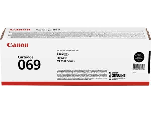 Canon 069 - Svart - original - boks - tonerpatron - for i-SENSYS LBP673Cdw, LBP673dw, MF752Cdw, MF754Cdw