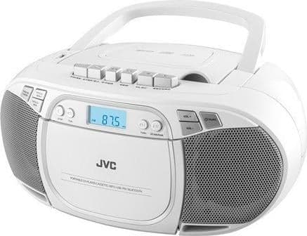 JVC RC-E451W, 1,6 kg, Valkoinen, Kannettava CD-soitin