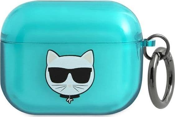 Karl Lagerfeld KLAPUCHFL AirPods Pro-skydd blå/blå Choupette
