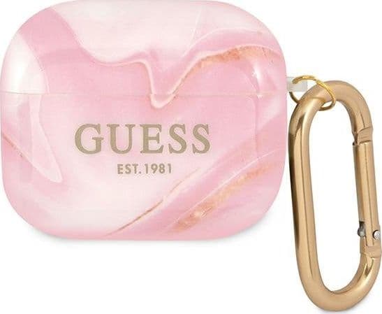 Guess GUA3UNMP AirPods 3 cover pink Marble Collection