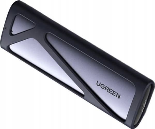 UGREEN CM400 M.2 SSD-kabinett, NVMe, SATA, 10 Gbps, USB-C (grå)
