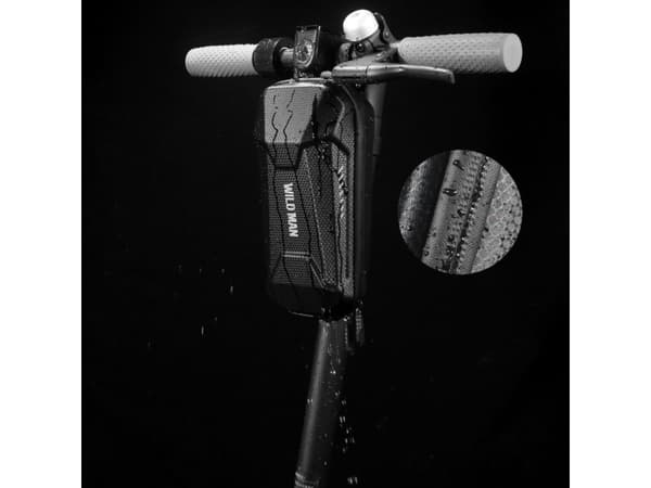 WildMan Pannier Hardpouch Electric Scooter Black ”l” Black