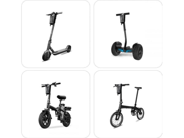 Veske/scooterholder WILDMAN L ES8 Plus rammeveske svart/svart