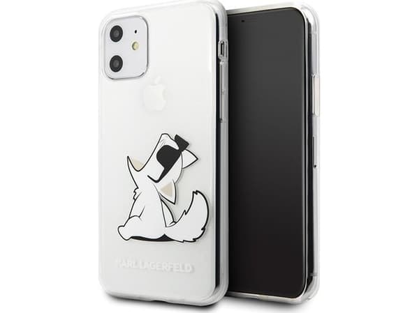 Karl Lagerfeld Choupette morsomme solbriller - iPhone 11-deksel (klar)
