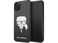 Miniatyrbilde 2 av 2: Karl Lagerfeld KLHCN65DLHBK iPhone 11Pro Max black Iconic Glitter Karl`s Head