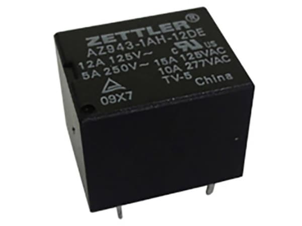 Zettler Electronics AZ943-1CH-24DEFGW Printrelæ 24 V/DC 15 A 1 x skiftekontakt 1 stk
