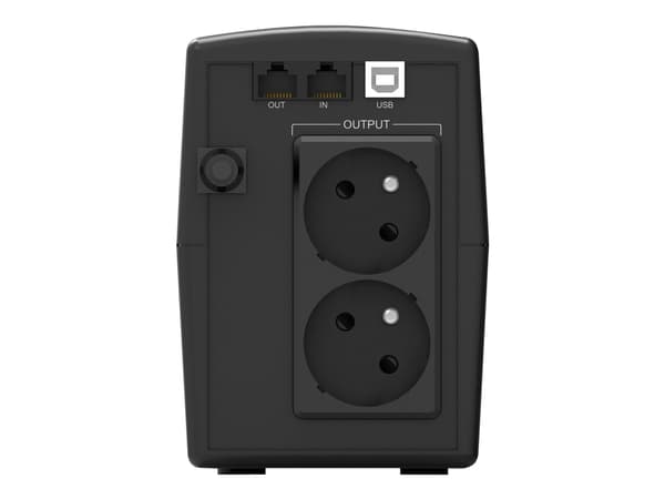 PowerWalker Basic VI 1000 STL FR - UPS - AC 162 - 290 V - 600 watt - 1000 VA - 9 Ah - USB - utgangskontakter: 2