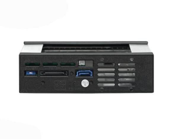 Jou Jye Computer JJ-N-16TM, HDD/SSD-kabinett, 2.5/3.5", SAS, SAS-2, SAS-3, SATA, Serial ATA II, Serial ATA III, Hot-swap, Svart, Grå