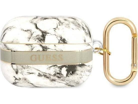Guess GUAPHCHMAG AirPods Pro cover gray Marble Strap Collection